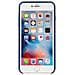 Skin, Cover In Similpelle - Apple Iphone 6 Plus / 6s Plus - Blu Scuro - Foto miniatura 2