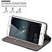 Custodia Compatibile Con Huawei Mate S In Blu Scuro Nero - Coperchio Protettiva Con Chiusura Magnetica, Funzione Stand E Tasca Per Le Carte - Foto miniatura 7