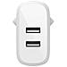 Caricabatterie WCD001VF1MWH con Due Porte USB Tipo A per Dispositivi Mobili Bianco - Foto miniatura 4