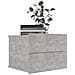 Comodini 2 pz Grigio Cemento 40x30x30 cm in Legno Multistrato - Foto miniatura 3