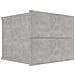 Comodini 2 pz Grigio Cemento 40x30x30 cm in Legno Multistrato - Foto miniatura 4