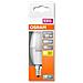 Lampadina A Fiamma Led Satinata Con Dissipatore Di Calore - 7.5w Equivalente 60w E14 - Bianco Caldo - Foto miniatura 1