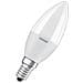 Lampadina A Fiamma Led Satinata Con Dissipatore Di Calore - 7.5w Equivalente 60w E14 - Bianco Caldo - Foto miniatura 3