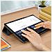 Custodia Galaxy Tab S7 Plus 12.4, S7 Fe, S8 Plus 2021 Funzione Tastiera Nera - Foto miniatura 2
