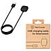 Basetta Caricabatterie Originale Usb Per Fitbit Versa 3 - Sense Black - Foto miniatura 1