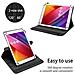 Custodia Per Tablet Compatibile Con Asus Zenpad 8.0 (8.0 Zoll) In Nero - Coperchio Protettivo A 360 Gradi Fatto Di Finta Pelle Con Funzione Di Stand E Banda Elastica - Foto miniatura 3