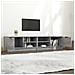 Mobili Tv 2 Pz Grigio Sonoma 80x35x36,5 Cm In Legno Multistrato - Foto miniatura 2