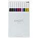 Emott Penna Punta In Fibra 0,4 Mm Colori Assortiti Dark Conf 10 Pz. - Foto miniatura 1