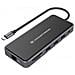 Donn15g Replicatore Di Porte E Docking Station Per Laptop Cablato Usb 3.2 Gen 1 (3.1 Gen 1) Type-c Grigio - Foto miniatura 1
