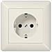 As 1520 Ki Schuko Avorio Presa Energia - Foto miniatura 1