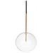Lampada A Sospensione Ottone D 200 X H Min 640 - Max 2390 Mm - Foto miniatura 2