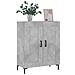 Credenza Grigio Cemento 69,5x34x90 Cm In Legno Multistrato - Foto miniatura 3