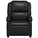 Poltrona Massaggiante Reclinabile Nera In Similpelle - Foto miniatura 9
