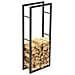 Portalegna Supporto Metallo Porta Legna Interno Legnaia Camino Stufa 150x60x25cm - Foto miniatura 2