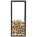 Portalegna Supporto Metallo Porta Legna Interno Legnaia Camino Stufa 150x60x25cm - Foto miniatura 3