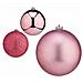 Set Di Palline Di Natale Rosa 15 X 16 X 15 Cm (4 Unità) - Foto miniatura 2