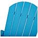 Sedia A Dondolo Blu Adirondack - Foto miniatura 2