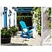Sedia A Dondolo Blu Adirondack - Foto miniatura 1