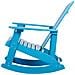 Sedia A Dondolo Blu Adirondack - Foto miniatura 5