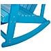 Sedia A Dondolo Blu Adirondack - Foto miniatura 6