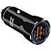 Caricabatterie Auto Usb-c 25w + Usb 18w + Cavo Lightning Compatto, Nero - Foto miniatura 1