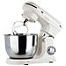 Planetaria Impastatrice Kr250 Per Pasticceria, Potenza 1500 W, 10 Velocità, Ciotola Acciaio Inox Da 5 Litri, 3 Accessori, Coperchio Trasparente, Colore Bianco Crema Opaco - Foto miniatura 3