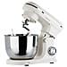 Planetaria Impastatrice Kr250 Per Pasticceria, Potenza 1500 W, 10 Velocità, Ciotola Acciaio Inox Da 5 Litri, 3 Accessori, Coperchio Trasparente, Colore Bianco Crema Opaco - Foto miniatura 4