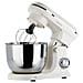 Planetaria Impastatrice Kr250 Per Pasticceria, Potenza 1500 W, 10 Velocità, Ciotola Acciaio Inox Da 5 Litri, 3 Accessori, Coperchio Trasparente, Colore Bianco Crema Opaco - Foto miniatura 5