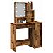 Toeletta Con Led Legno Antico 86,5x35x136 Cm - Foto miniatura 1