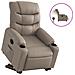 Poltrona Alzapersona Reclinante Elettrica Cappuccino Similpelle - Foto miniatura 2