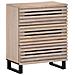 Credenze 2 Pz 60x34x75 Cm In Legno Massello Di Mango - Foto miniatura 2