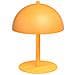 Lampada Da Tavolo Mogu In Acciaio Arancione - Foto miniatura 1