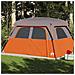 Tenda Familiare a Cabina 6 Persone Arancione Impermeabile - Foto miniatura 1