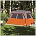 Tenda Familiare a Cabina 6 Persone Arancione Impermeabile - Foto miniatura 2