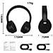 Cuffie Bluetooth Over-ear Nere Classiche Dr10 - Foto miniatura 2