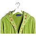 Accappatoio Con Cappuccio Spugnissima Yupi Junior In Cotone Colore Verde Misura 4-6 Anni - Foto miniatura 1