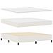 Letto con Rete a Molle con Materasso Crema Super King Tessuto in Corduroy - Foto miniatura 6