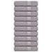 Asciugamani 10 pz Grigio 50x100 cm 360 g/m² 100% Cotone - Foto miniatura 1