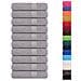 Asciugamani 10 pz Grigio 50x100 cm 360 g/m² 100% Cotone - Foto miniatura 2
