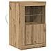 Mobile laterale rovere artigianale 41 x 37 x 67 cm - Foto miniatura 1