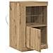 Mobile laterale rovere artigianale 41 x 37 x 67 cm - Foto miniatura 6