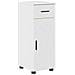 Set di mobili per il bagno 5 pcs Bianco lucido 30 x 35 x 192 cm - Foto miniatura 7