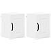 Pensile cucina 2 pcs Bianco 30 x 31 x 40 cm Legno multistrato - Foto miniatura 1