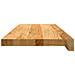 Gradini 12 pz Marrone Chiaro 70x25x2 cm Legno Massello Rovere - Foto miniatura 6