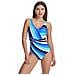 Costume Intero Scollo A V Con Coppe W251076 Donna - Foto miniatura 1