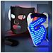 Maschera Facciale In Silicone A 7 Colori Led - Terapia Per La Cura Della Pelle Del Viso White - Foto miniatura 3
