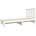 Dormeuse Estraibile Bianca 2x (90x190) cm Legno Massello di Pino - Foto miniatura 4