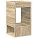 Tavolino Rovere Sonoma 30 x 30 x 56 cm Legno multistrato - Foto miniatura 1