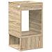 Tavolino Rovere Sonoma 30 x 30 x 56 cm Legno multistrato - Foto miniatura 7