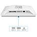 Evnia 5000 27M2N5201P / 00 Monitor PC 68,6 cm (27") 1920 x 1080 Pixel Full HD LCD Bianco - Foto miniatura 2